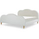Jacqueline White Bed, King